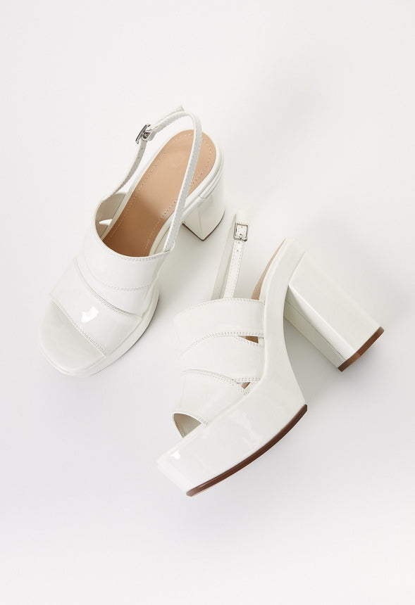 Etta Platform Sandal Bright White