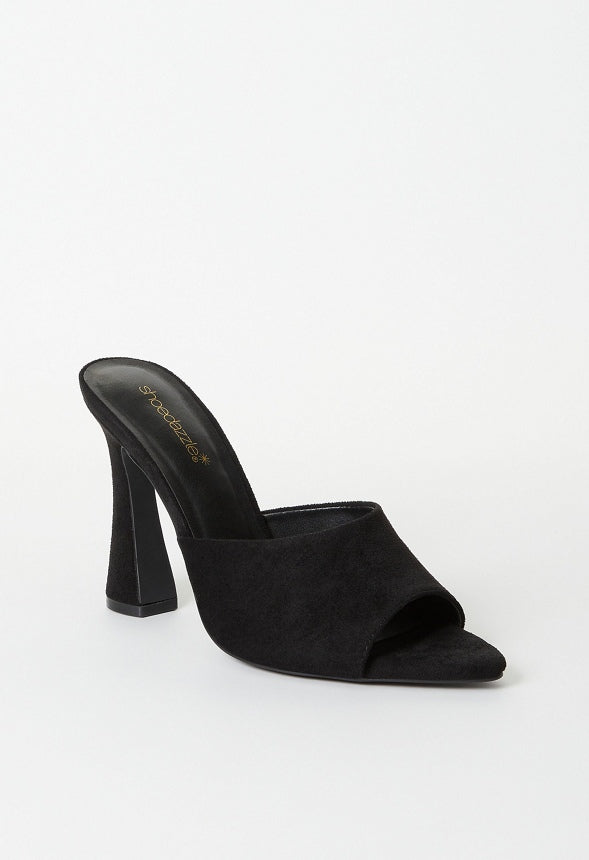 Mira Heeled Sandal Black