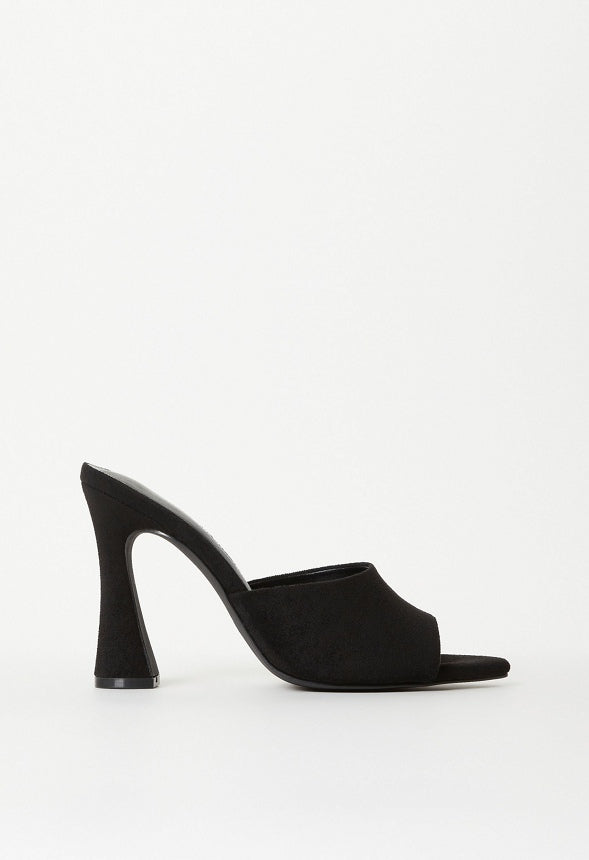 Mira Heeled Sandal Black