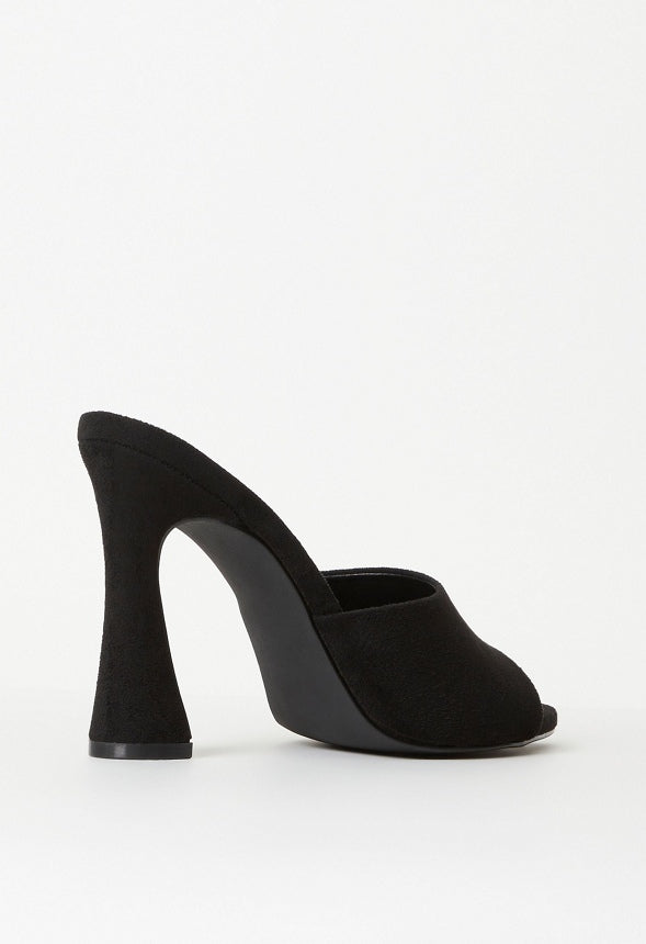 Mira Heeled Sandal Black
