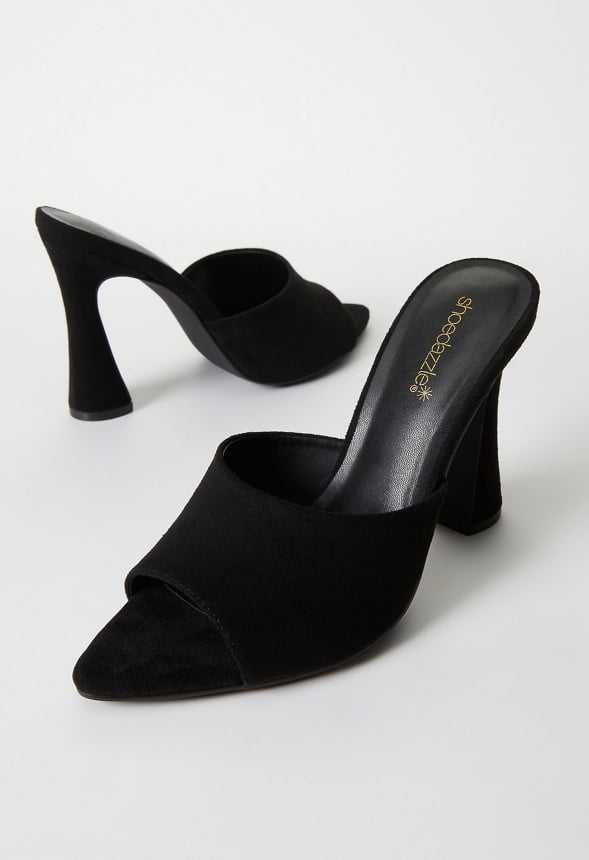 Mira Heeled Sandal Black