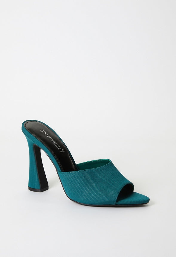 Mira Heeled Sandal Rain Forest