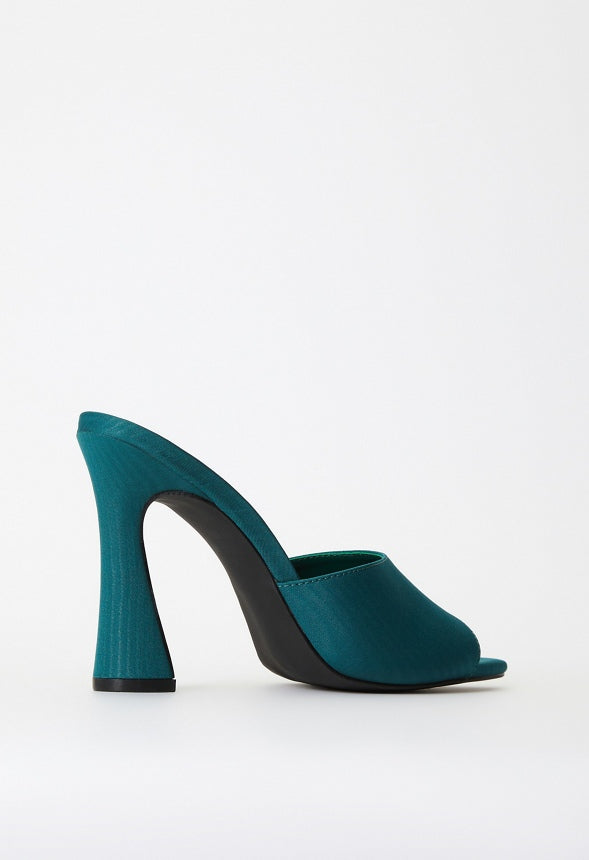 Mira Heeled Sandal Rain Forest