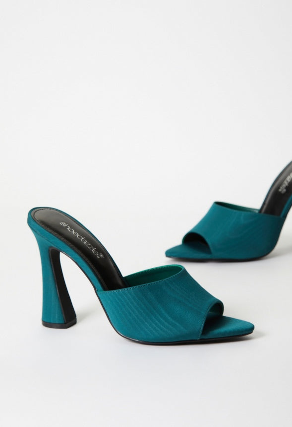 Mira Heeled Sandal Rain Forest