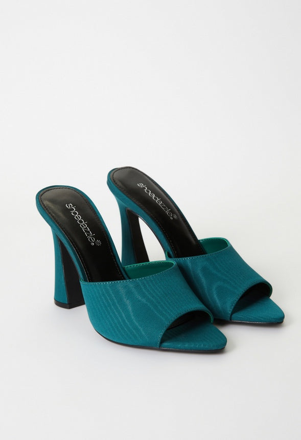 Mira Heeled Sandal Rain Forest