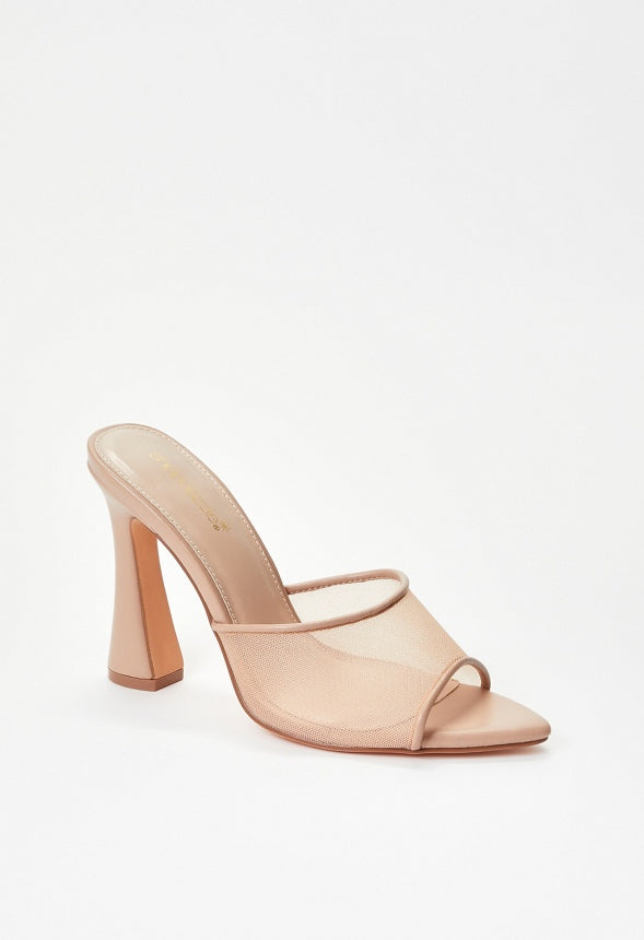 Mira Heeled Sandal New Nude