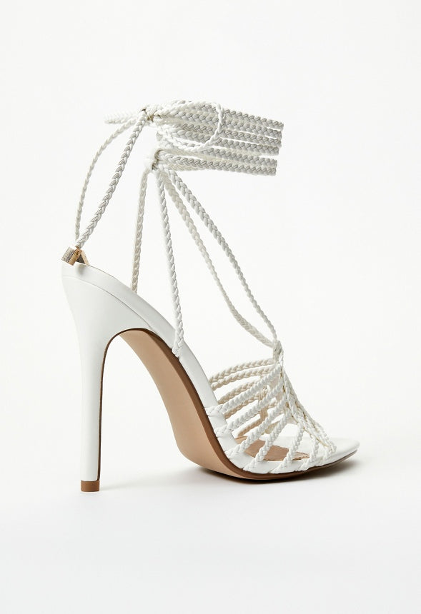 Corinna Heeled Sandal Bright White