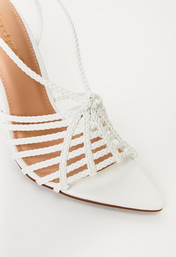 Corinna Heeled Sandal Bright White