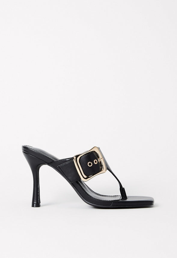 Eralynn Heeled Sandal Black