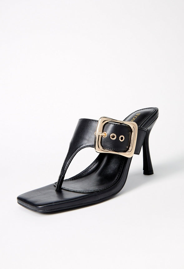 Eralynn Heeled Sandal Black