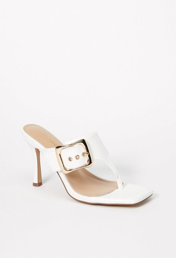 Eralynn Heeled Sandal Bright White