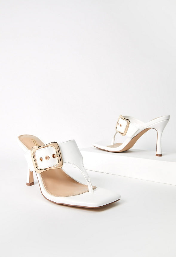 Eralynn Heeled Sandal Bright White