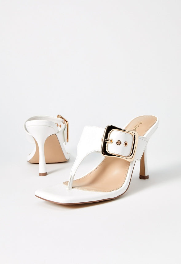 Eralynn Heeled Sandal Bright White