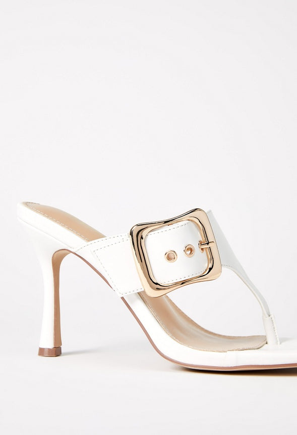 Eralynn Heeled Sandal Bright White