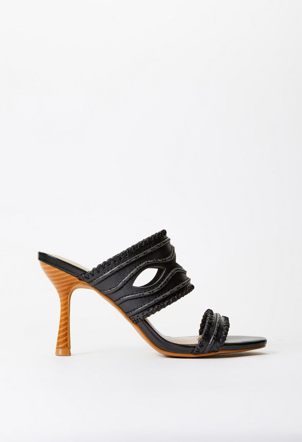Suvi Heeled Sandal Black