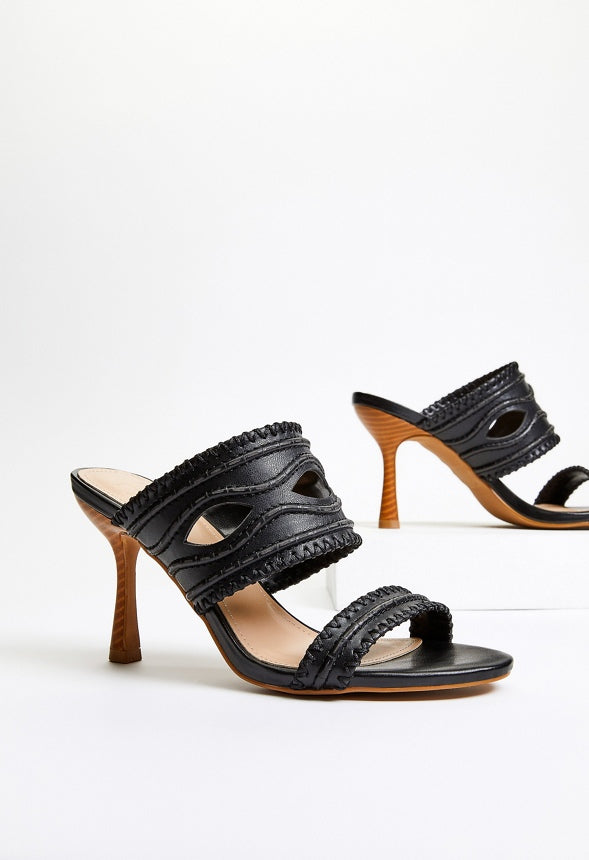 Suvi Heeled Sandal Black