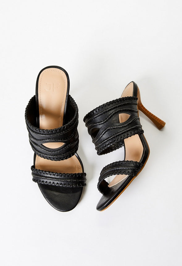 Suvi Heeled Sandal Black