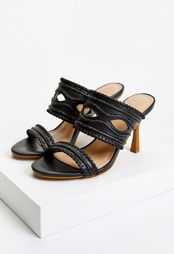 Suvi Heeled Sandal Black