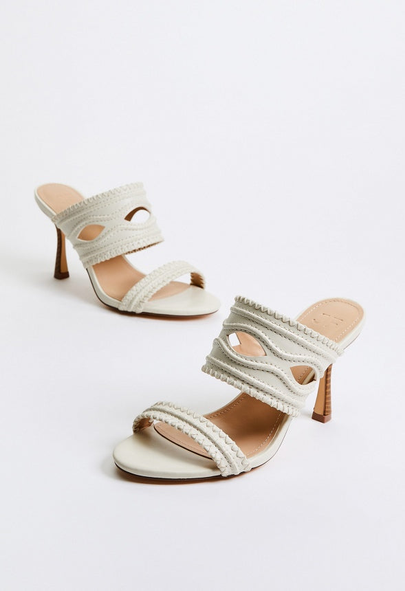 Suvi Heeled Sandal Birch White
