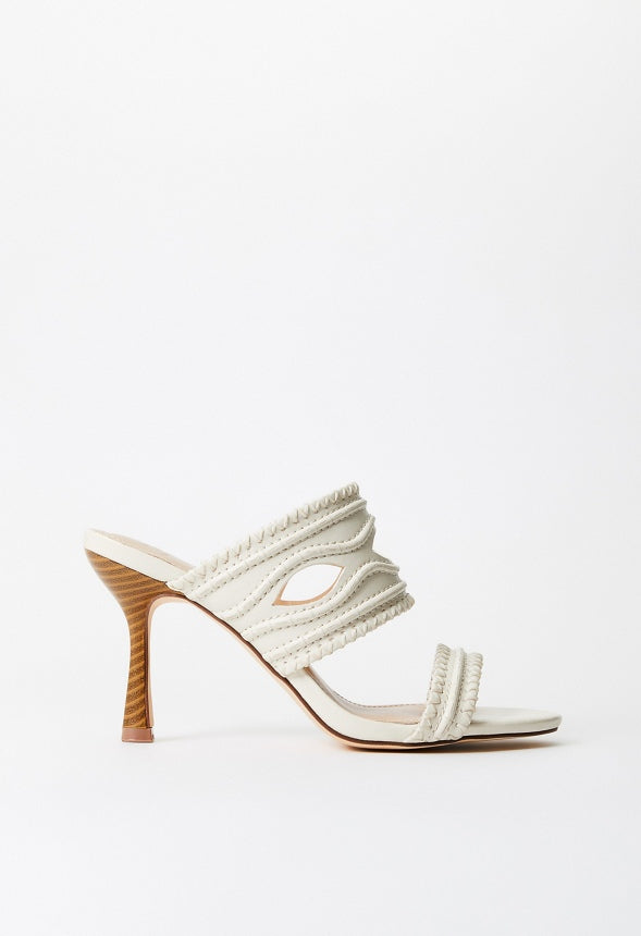 Suvi Heeled Sandal Birch White