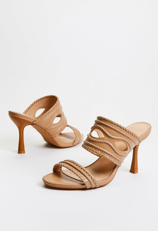 Suvi Heeled Sandal Light Tan