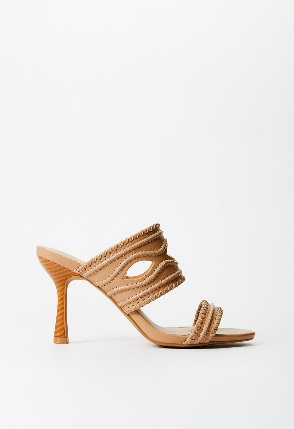 Suvi Heeled Sandal Light Tan