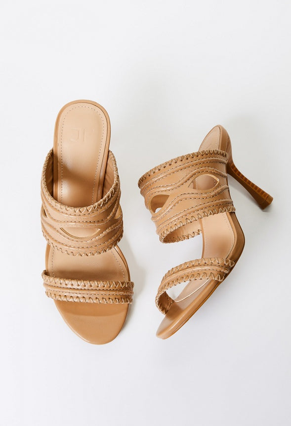 Suvi Heeled Sandal Light Tan