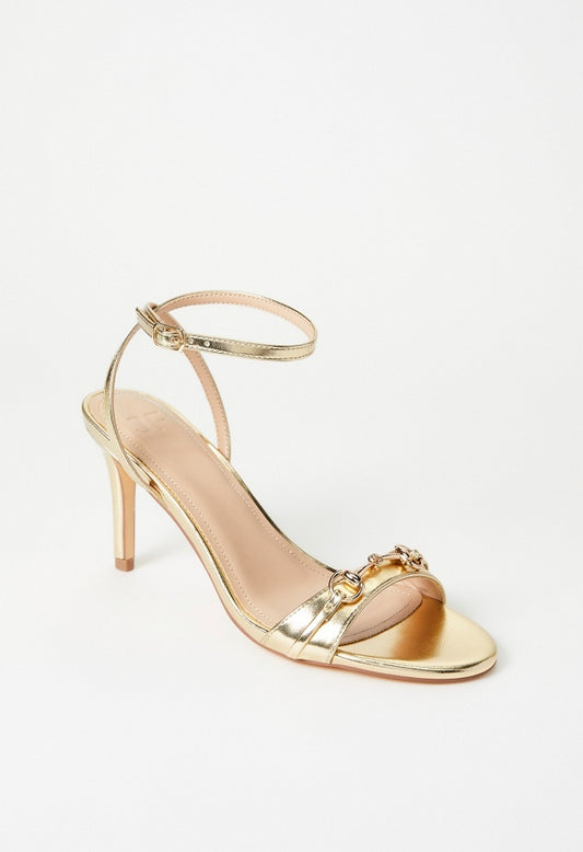 Auden Heeled Sandal Gold