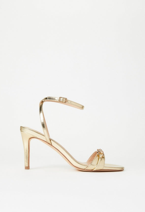 Auden Heeled Sandal Gold