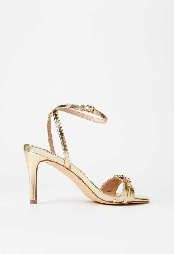 Auden Heeled Sandal Gold