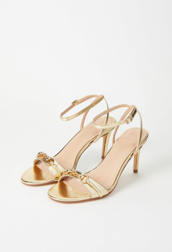 Auden Heeled Sandal Gold
