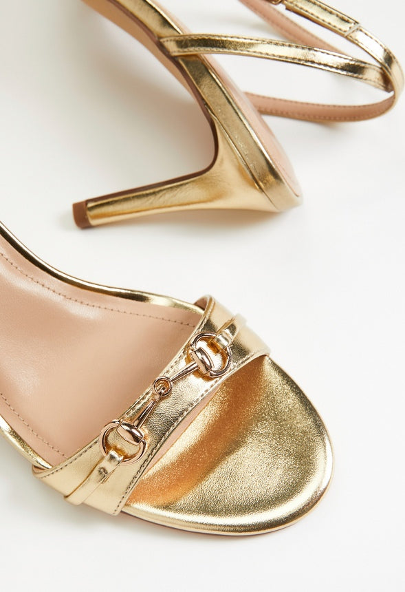 Auden Heeled Sandal Gold