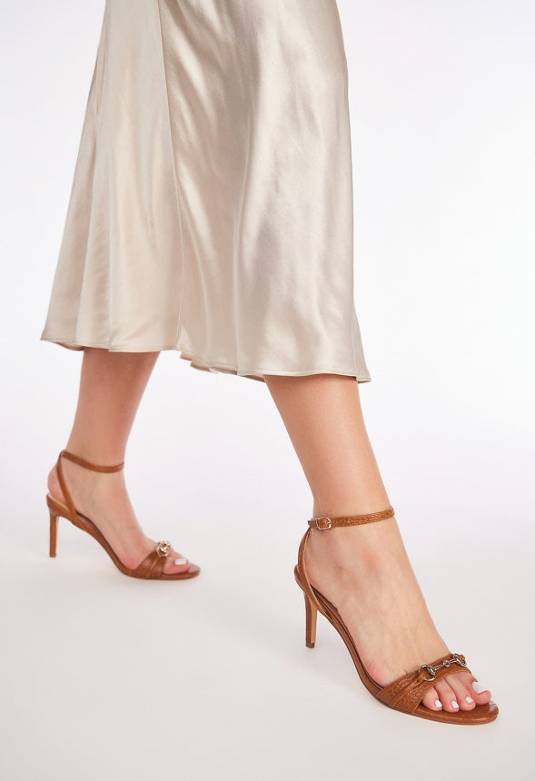 Auden Heeled Sandal Camel