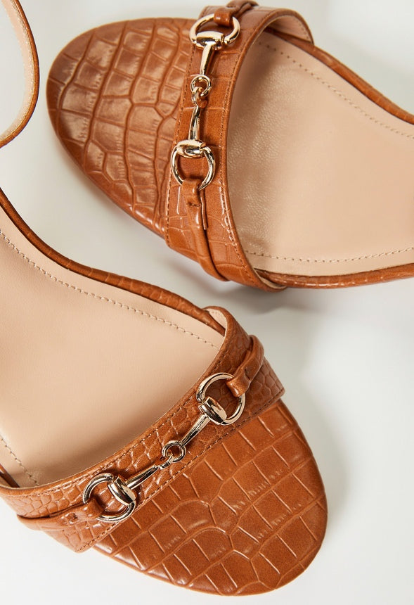 Auden Heeled Sandal Camel