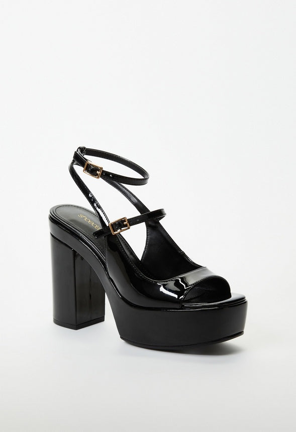 Ellis Platform Sandal Black