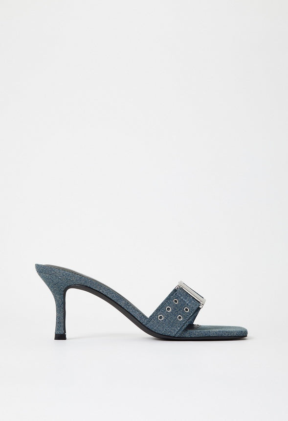 Liberty Heeled Sandal Acid Blue