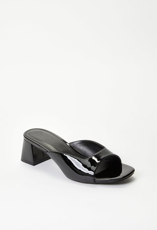 Dafne Heeled Sandal Black