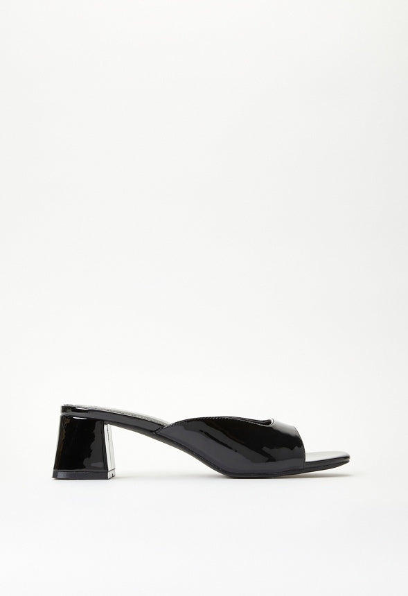 Dafne Heeled Sandal Black