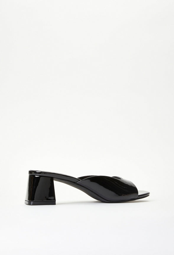 Dafne Heeled Sandal Black