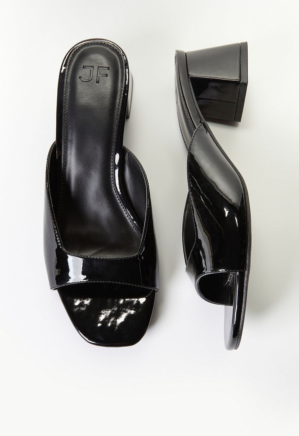 Dafne Heeled Sandal Black