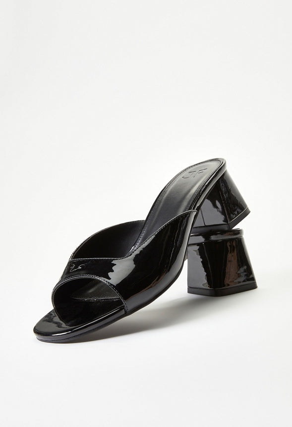 Dafne Heeled Sandal Black