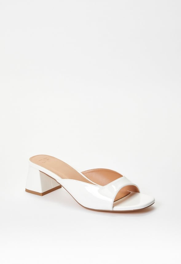 Dafne Heeled Sandal Bright White