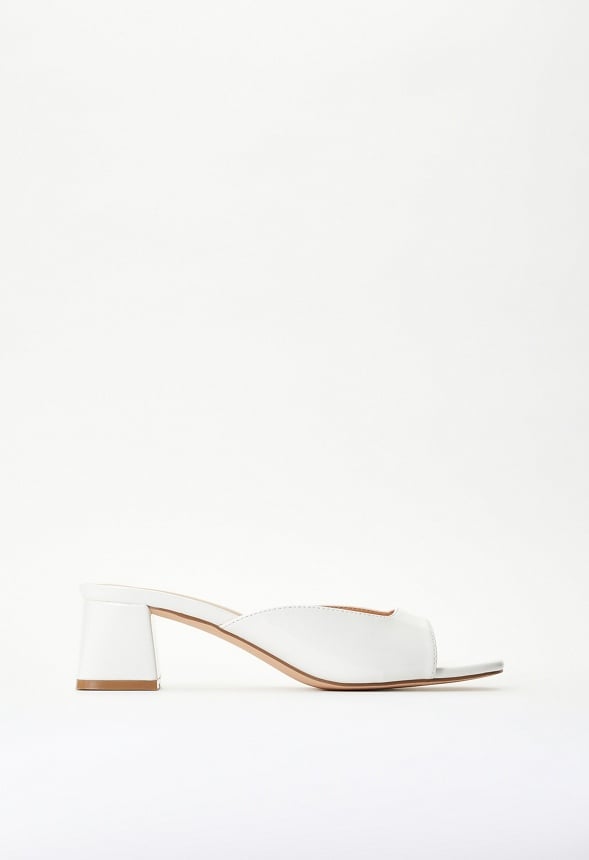 Dafne Heeled Sandal Bright White