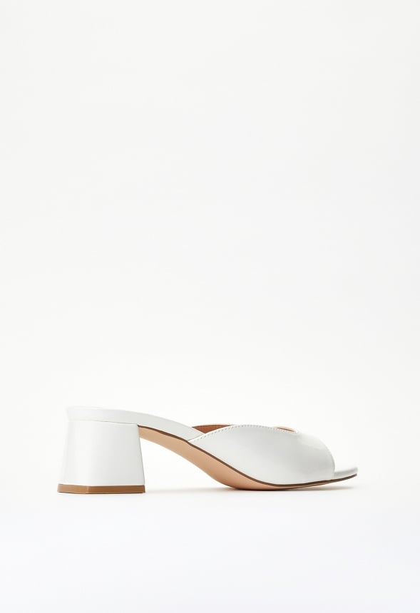 Dafne Heeled Sandal Bright White