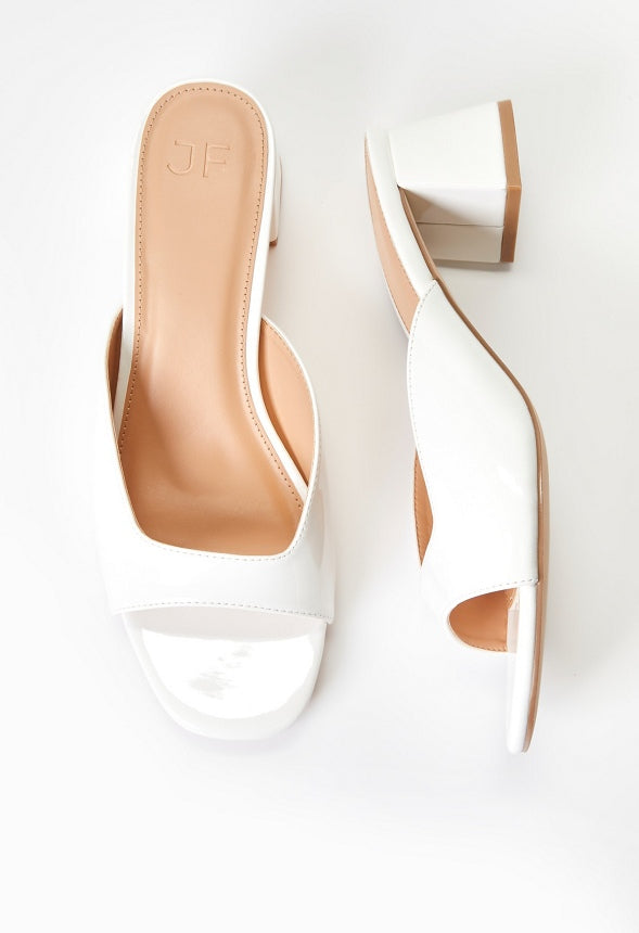 Dafne Heeled Sandal Bright White