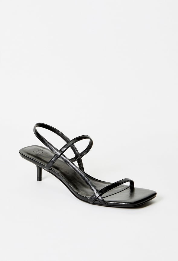 Nicole Heeled Sandal Black