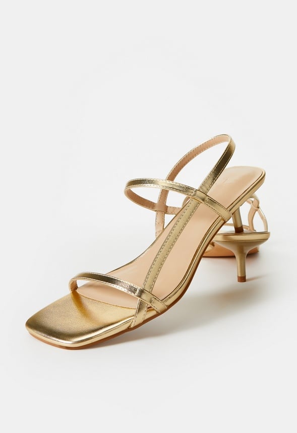 Nicole Heeled Sandal Gold