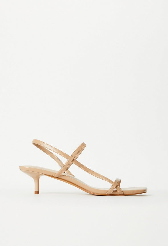 Nicole Heeled Sandal New Nude
