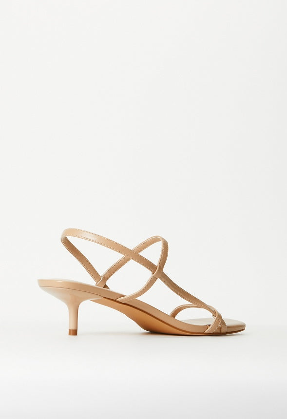 Nicole Heeled Sandal New Nude