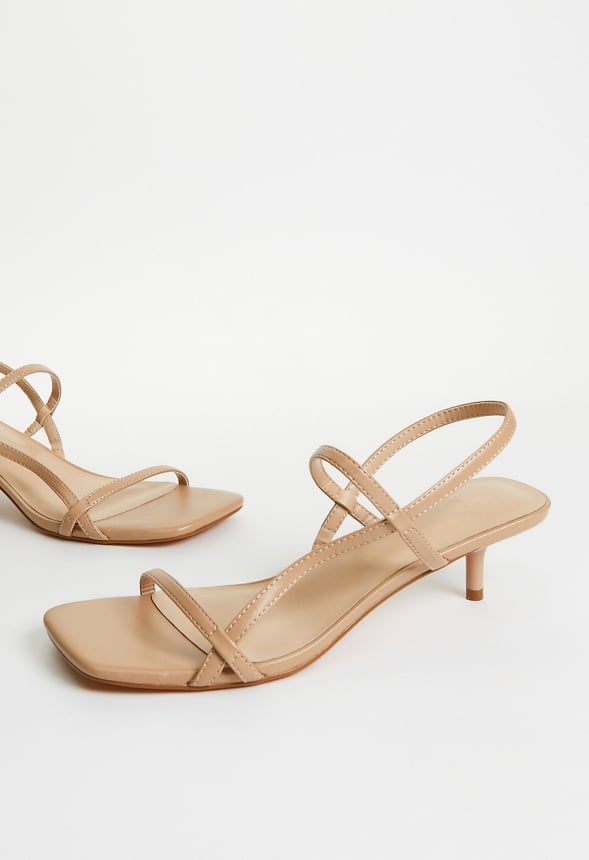 Nicole Heeled Sandal New Nude
